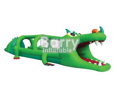 Best Price Crocodile Slide N Splash , Kids Inflatable Slip And Slide For Park BY-SNS-019